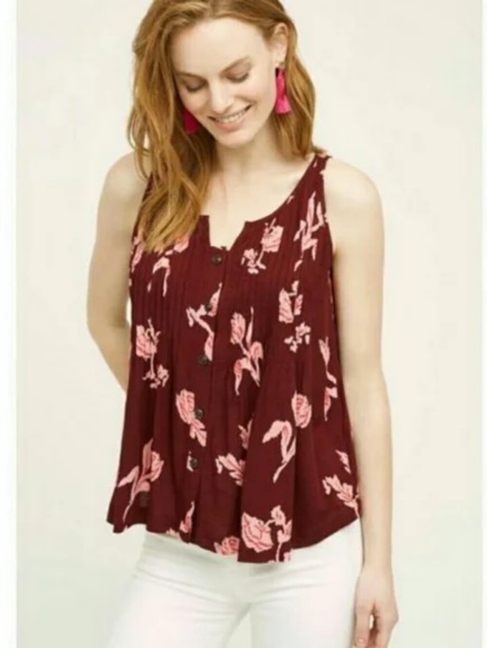 { Anthropologie } 🌺 Saona Swing Tank By Maeve